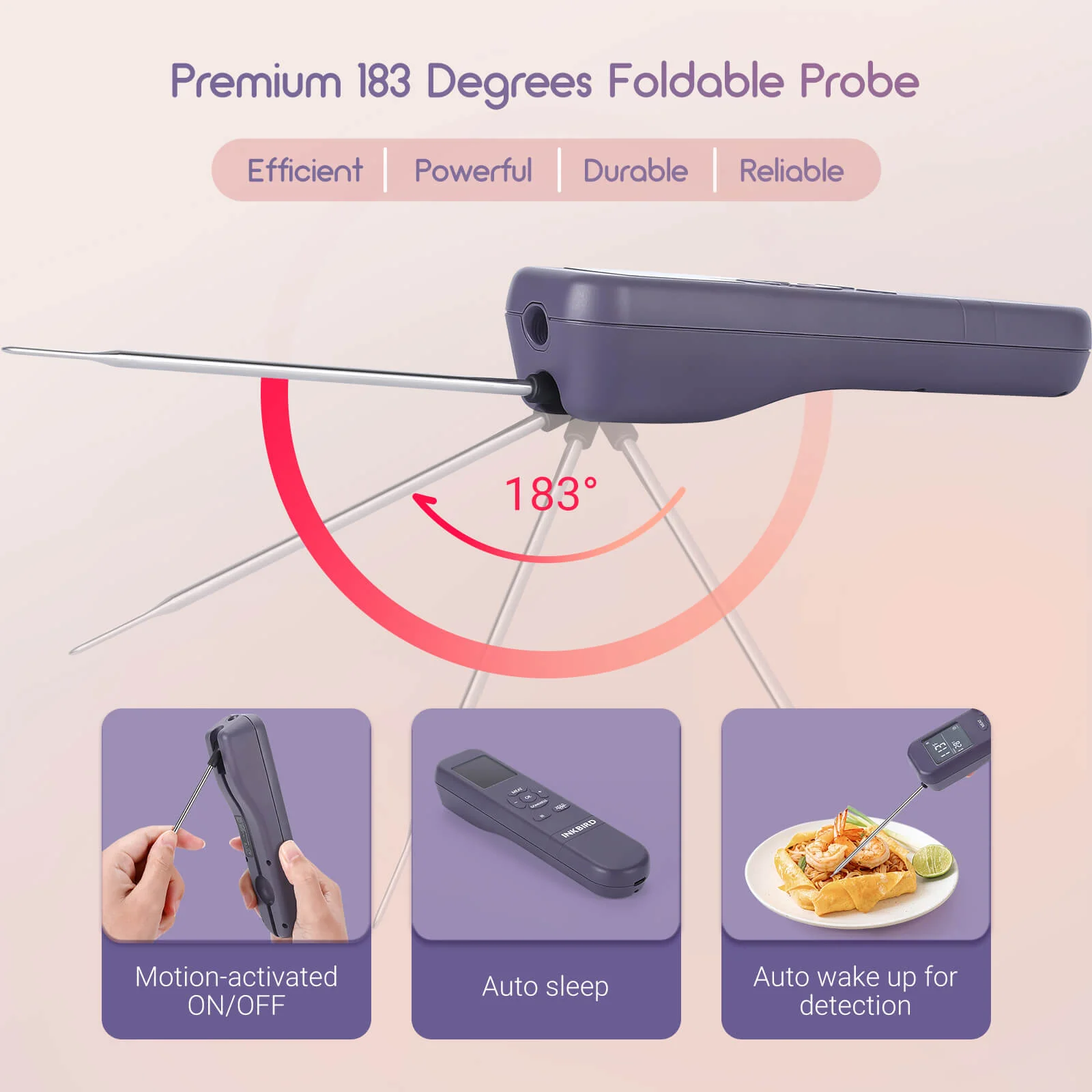 3-in-1 Instant Read Thermometer IHT-1M - Image 7