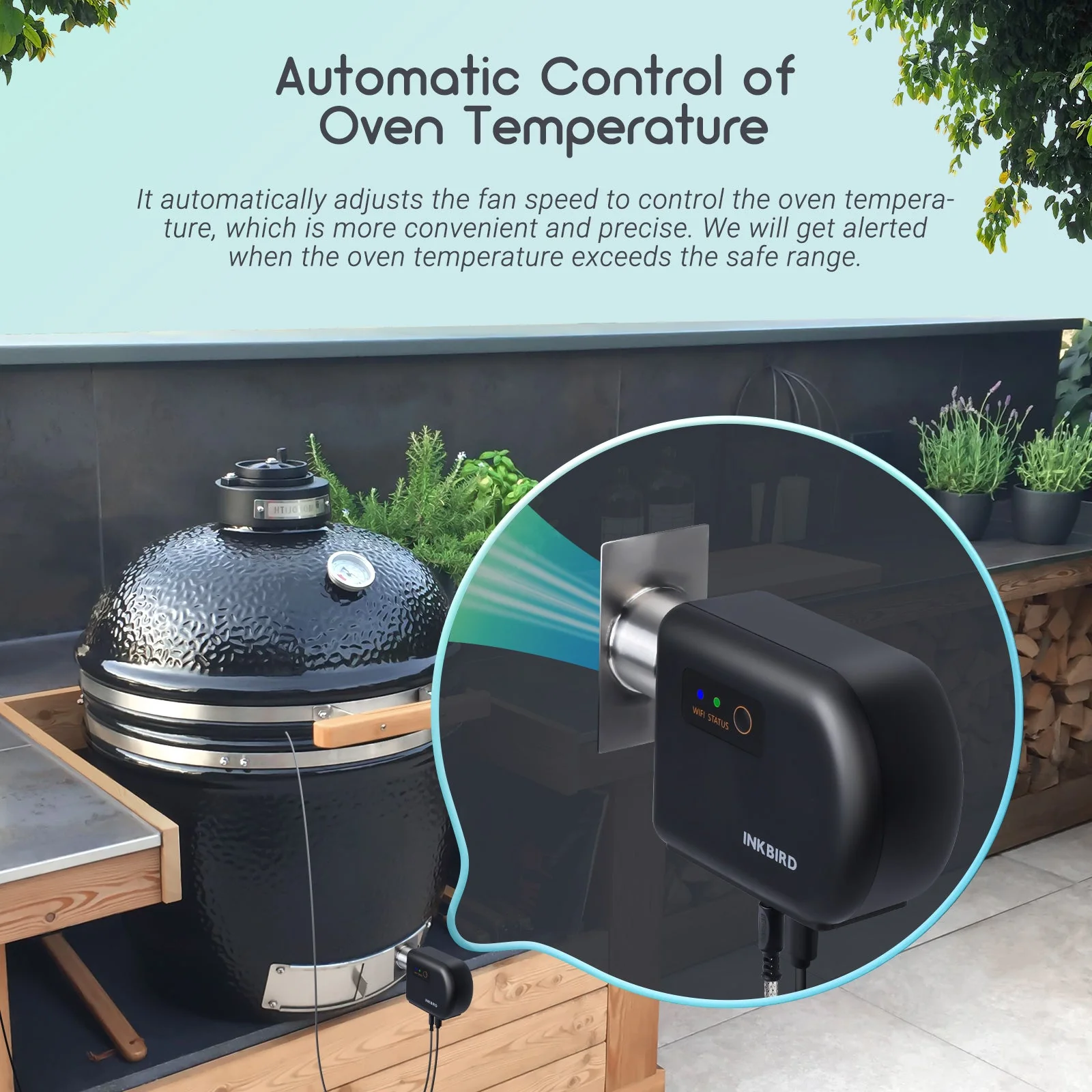BBQ Smoker Temperature Control Fan Kit ISC-027BW - Image 5