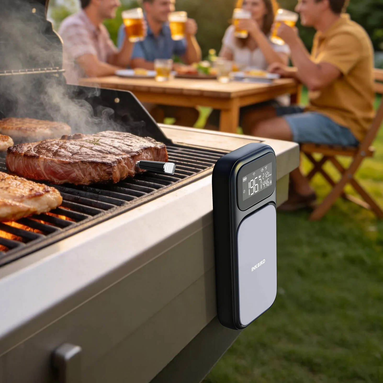NIST-Certified WiFi & Bluetooth Meat Thermometer INT-31-BW - Image 7
