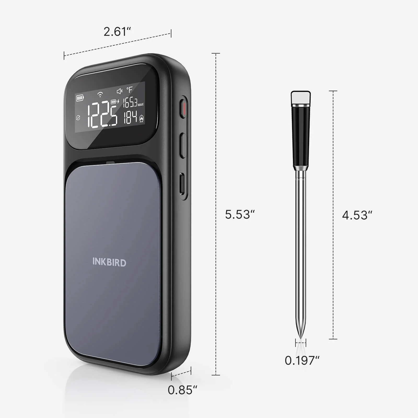 NIST-Certified WiFi & Bluetooth Meat Thermometer INT-31-BW - Image 9