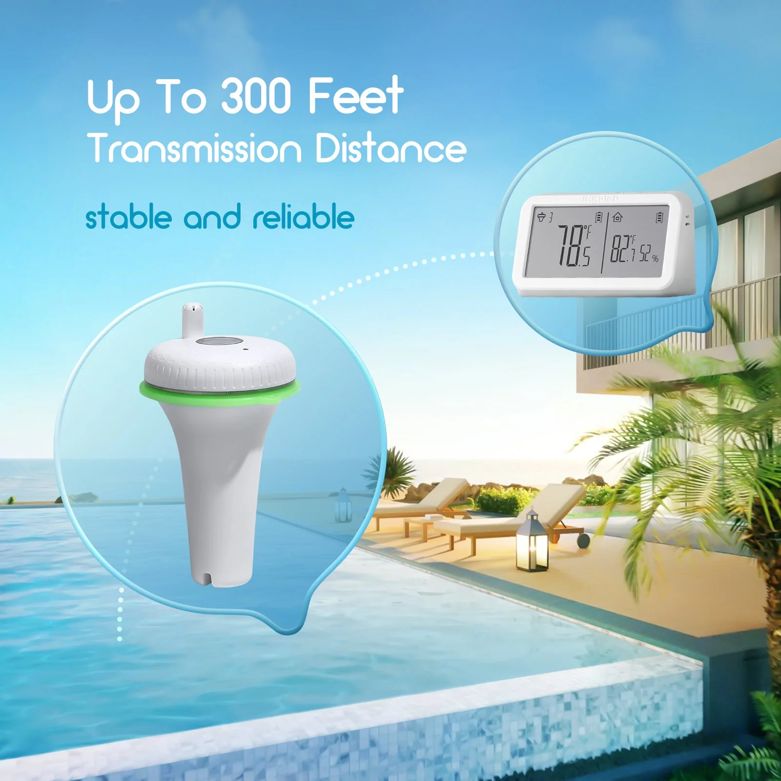 Remote Pool Thermometer Set IBS-P02R - Image 5