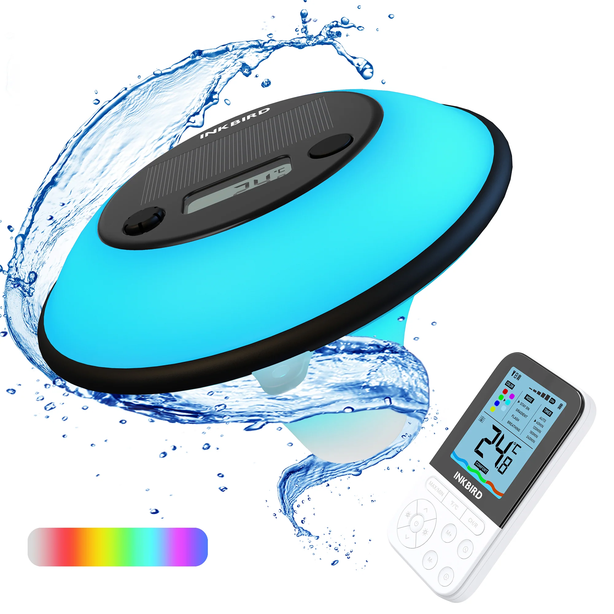 Solar Pool Thermometer IBS-P05R with Ambient Light - Image 12