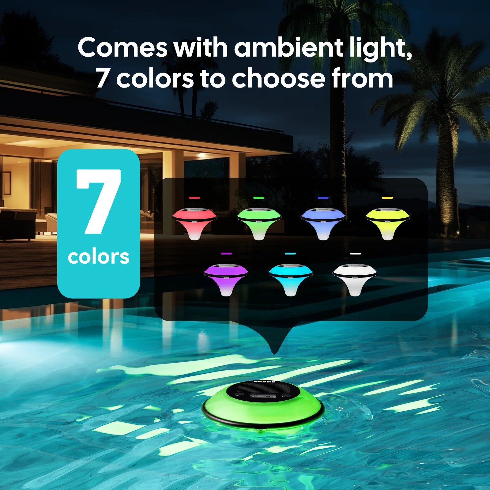 Solar Pool Thermometer IBS-P05R with Ambient Light - Image 4