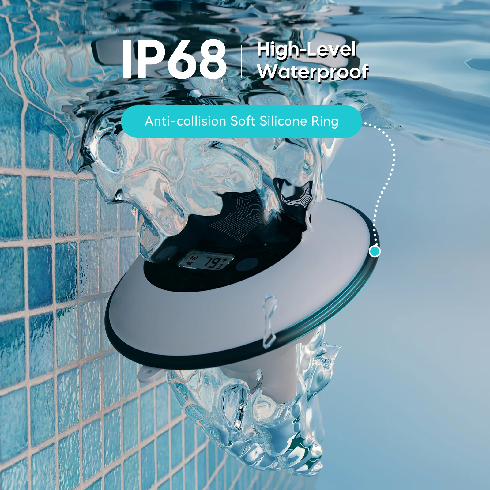 Solar Pool Thermometer IBS-P05R with Ambient Light - Image 7