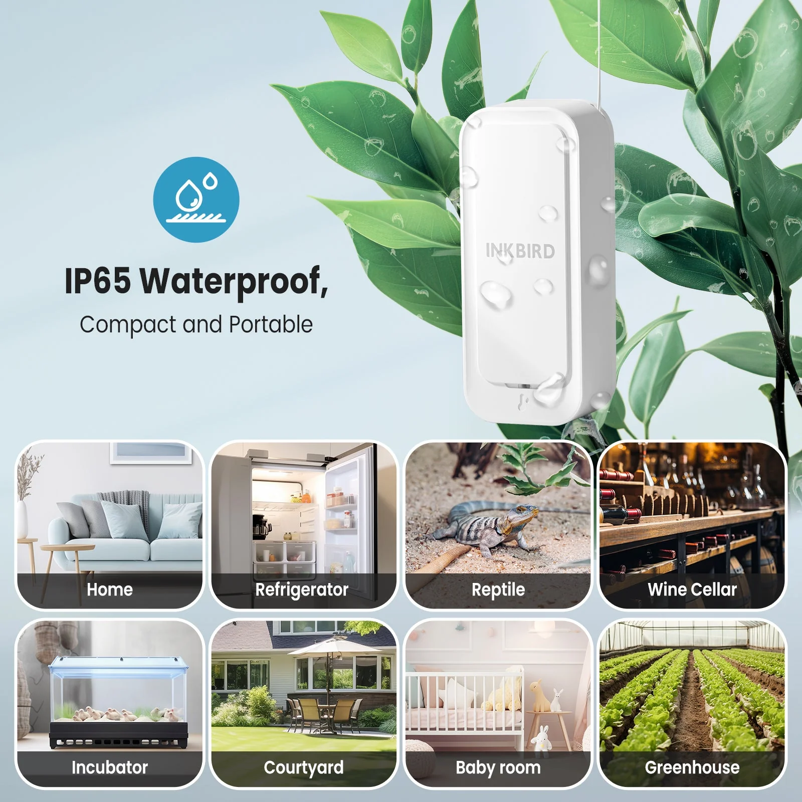 Three Bluetooth Hygrometer Thermometer Set ITH-11-B with WiFi Gateway IBS-M2S-B - Image 12