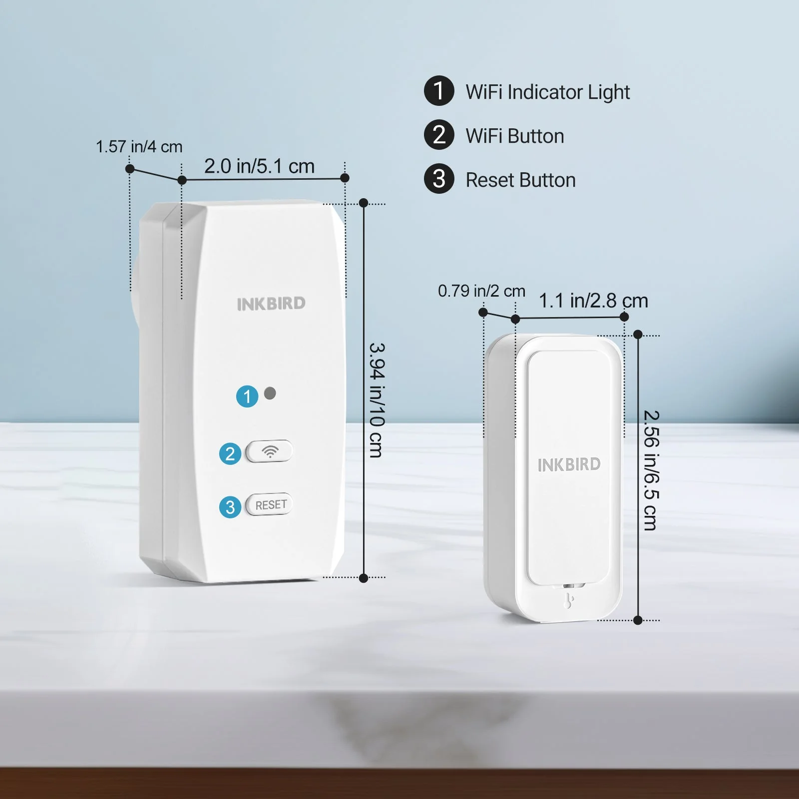 Three Bluetooth Hygrometer Thermometer Set ITH-11-B with WiFi Gateway IBS-M2S-B - Image 4