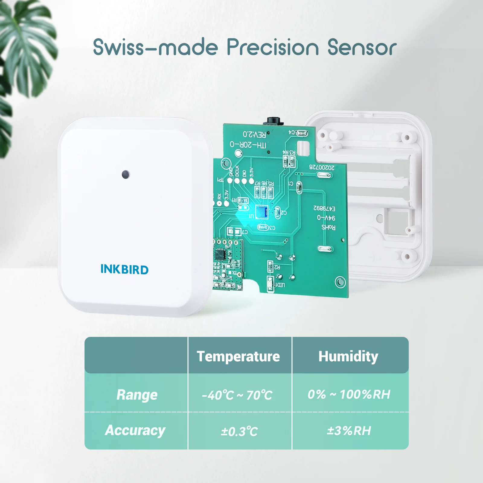 Three Wireless Hygrometer Thermometer Set ITH-20R-O with WiFi Gateway IBS-M2S - Image 3