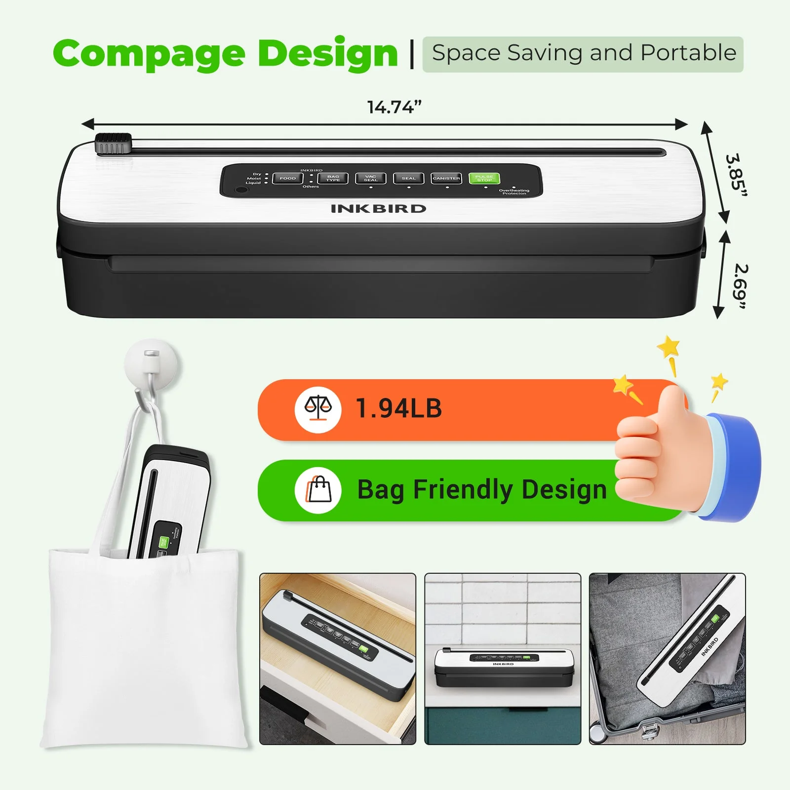 Vacuum Sealer INK-VS05 - Image 2