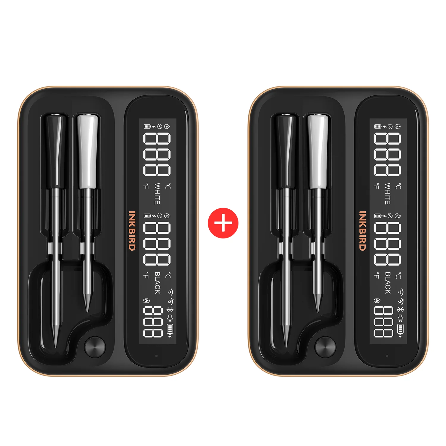 WiFi & Bluetooth Meat Thermometer INT-12-BW - Image 12