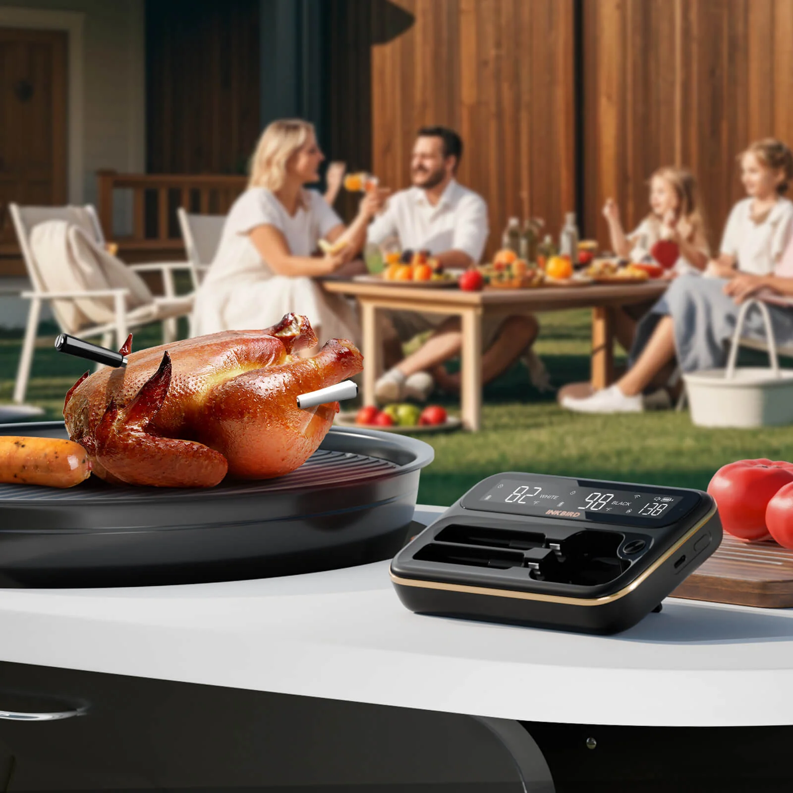 WiFi & Bluetooth Meat Thermometer INT-12-BW - Image 8