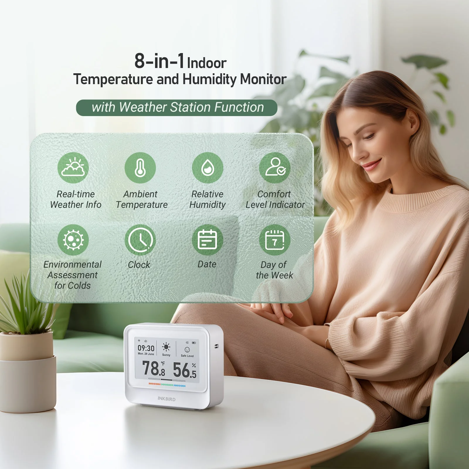 WiFi Hygrometer Thermometer IBS-TH5-WiFi - Image 3