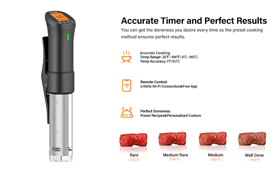WiFi Sous Vide Cooker ISV-200W - Image 4
