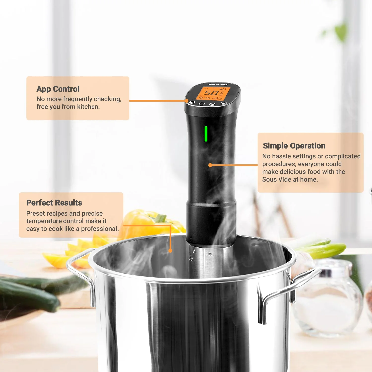 WiFi Sous Vide Cooker ISV-200W - Image 6