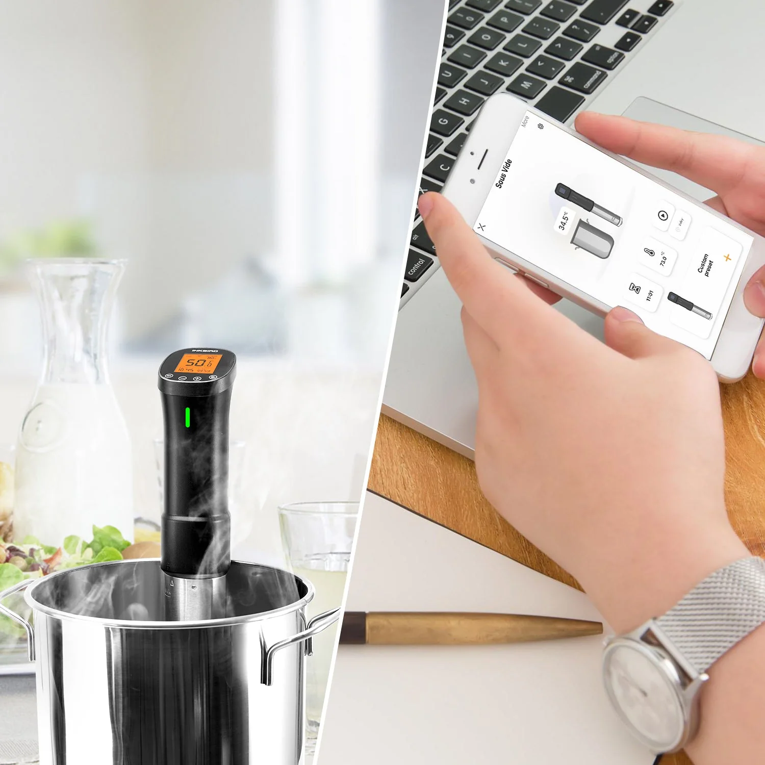 WiFi Sous Vide Cooker ISV-200W - Image 7
