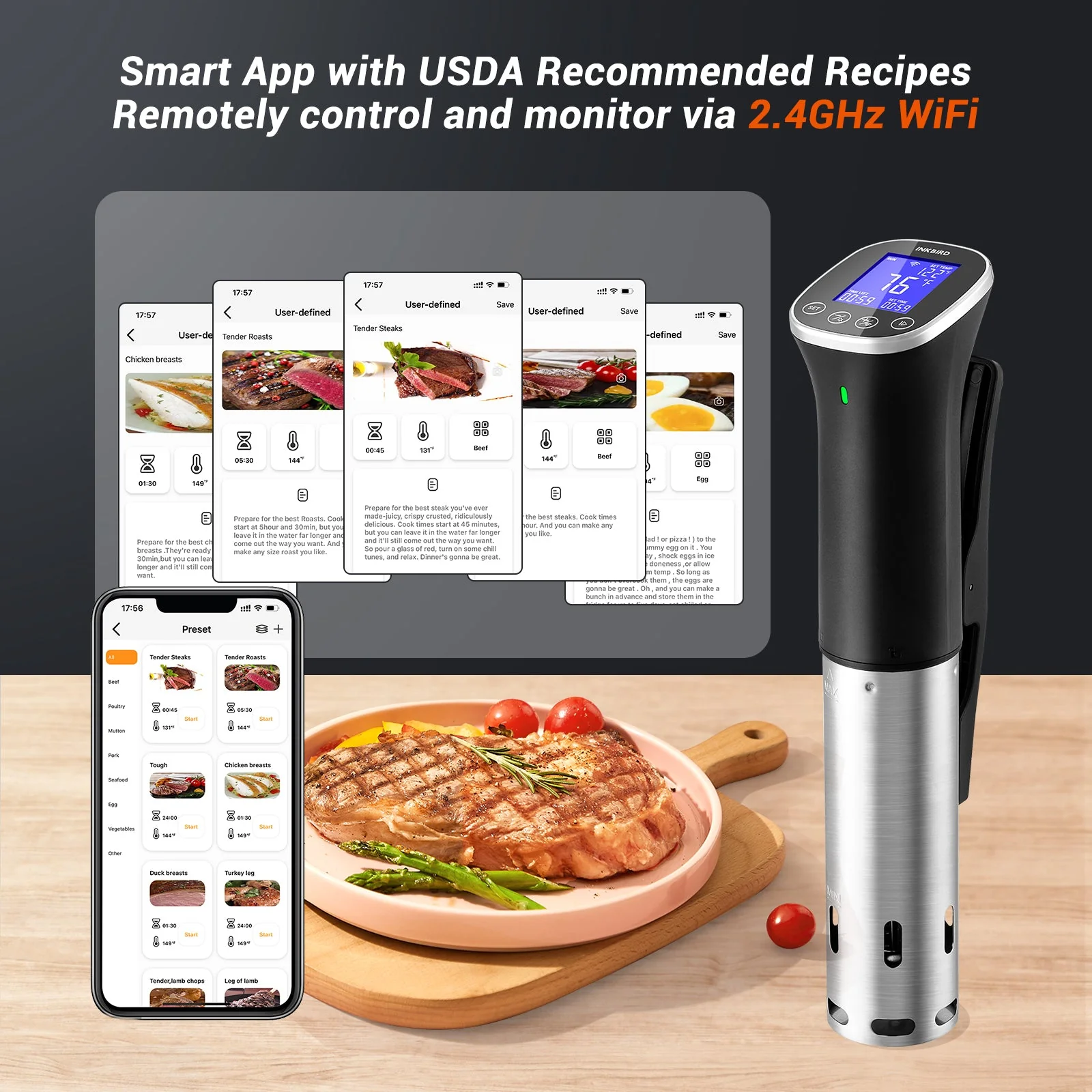 WiFi Sous Vide Cooker ISV-300W - Image 2