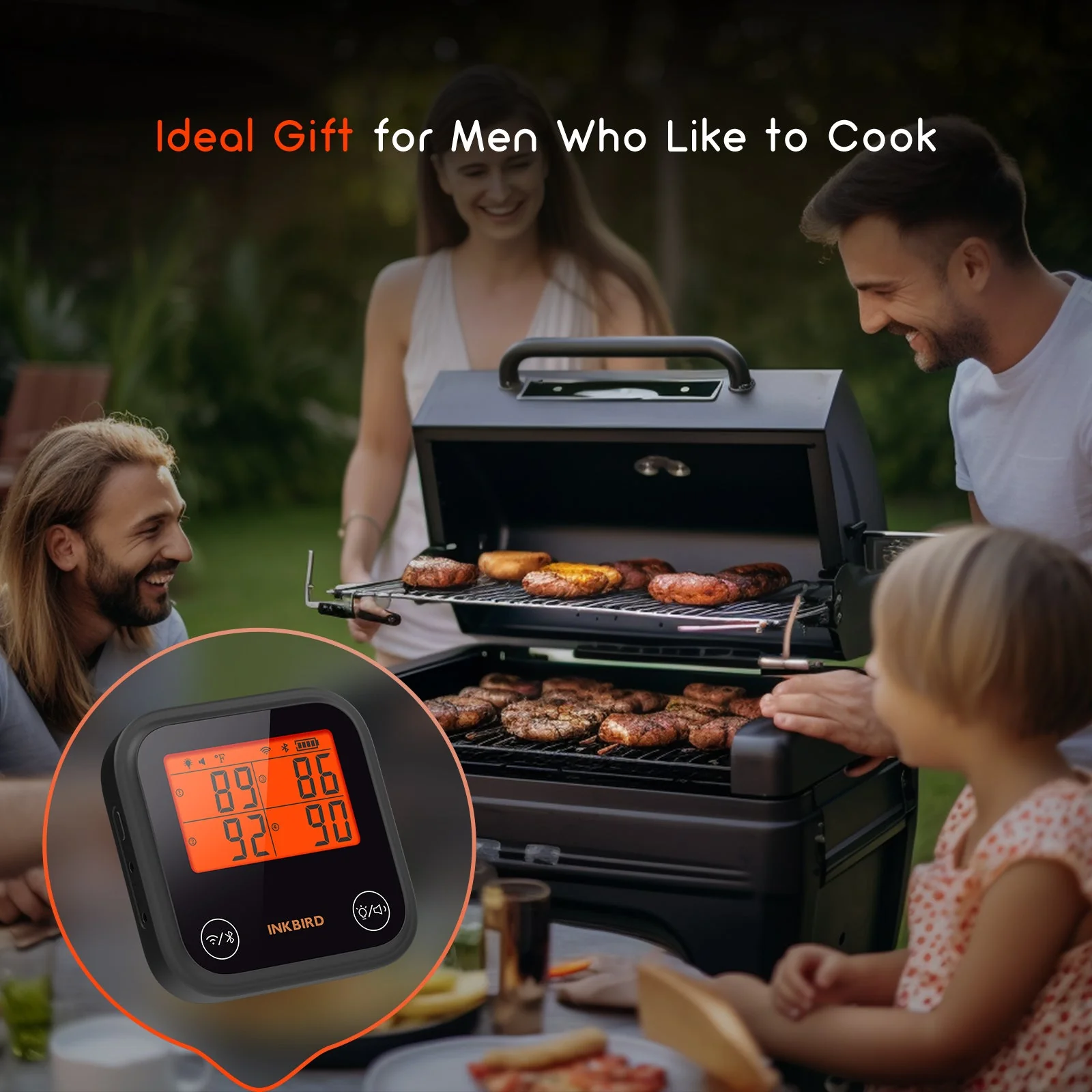 WiFi & Bluetooth BBQ Thermometer IDT-34E-BW - Image 11