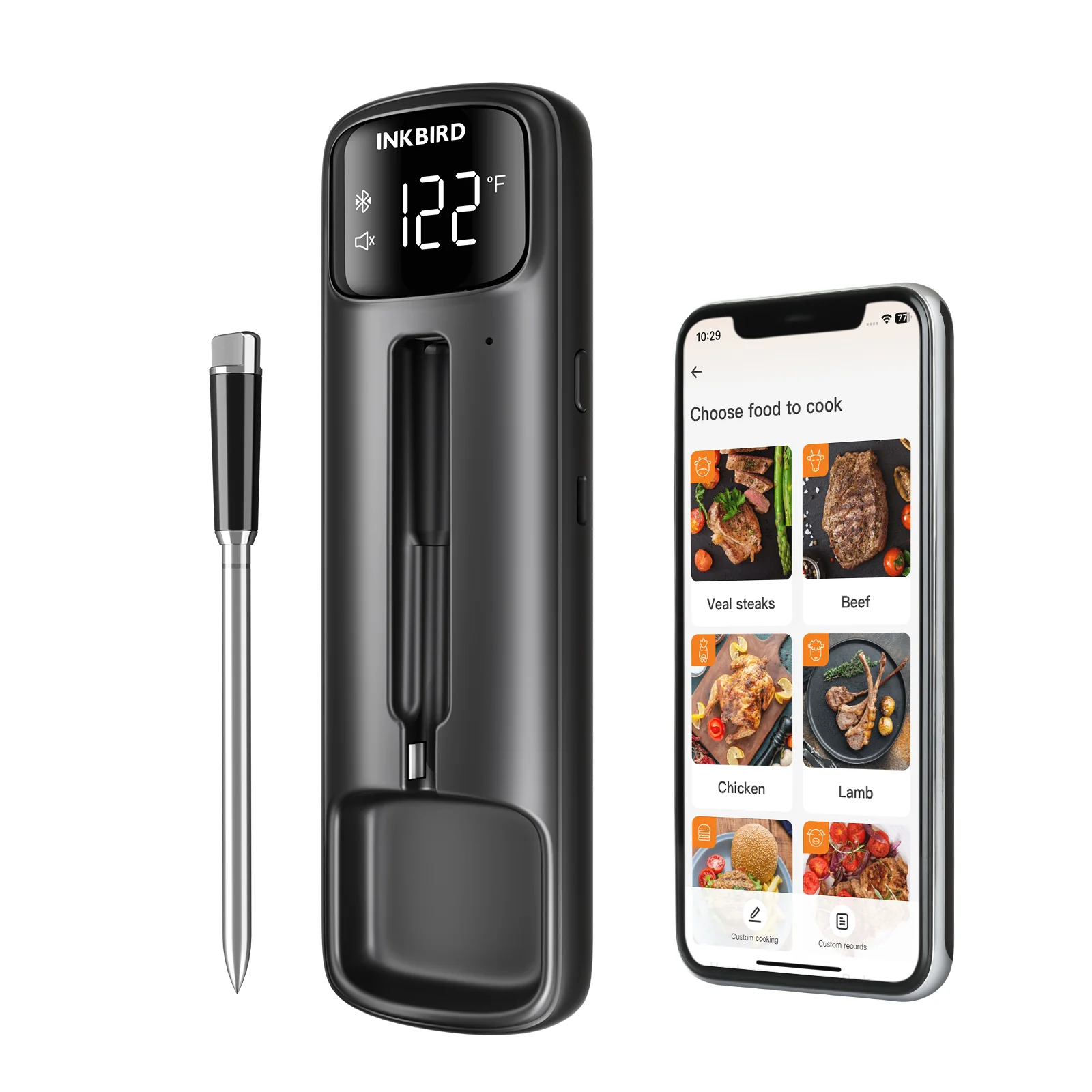 Bluetooth Meat Thermometer INT-11C-B - Image 12