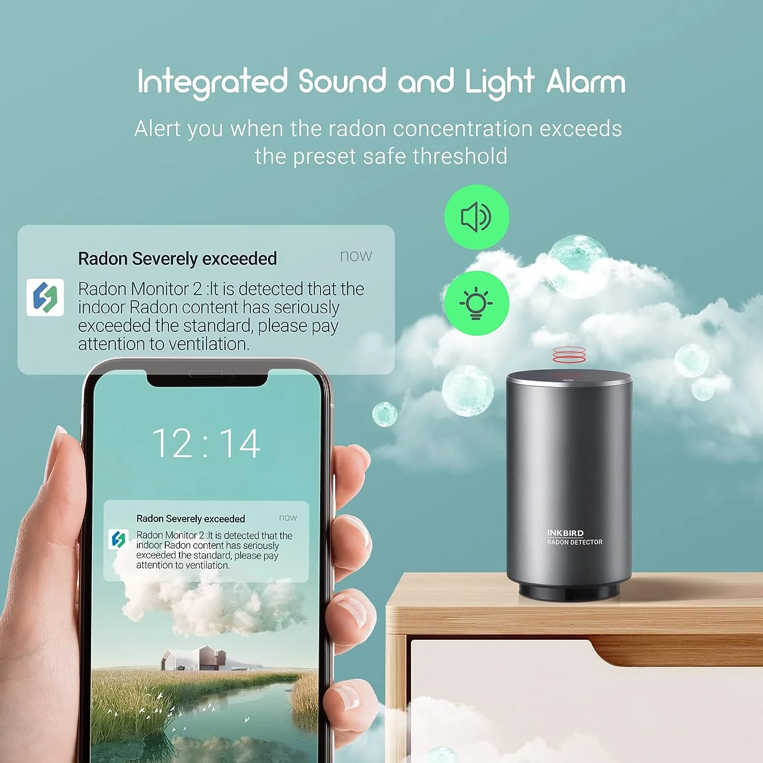 WIFI Radon Detector INK-RD2 - Image 6
